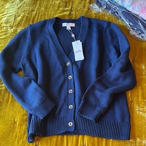 Lilly Pulitzer Deep Blue Cardigan